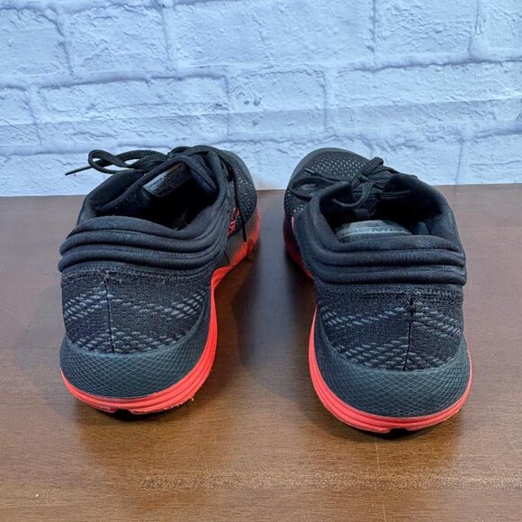 Under Armour 3026175 Men's Charged Assert 10 Running Shoes in Black/Red - Picture 3 of 7